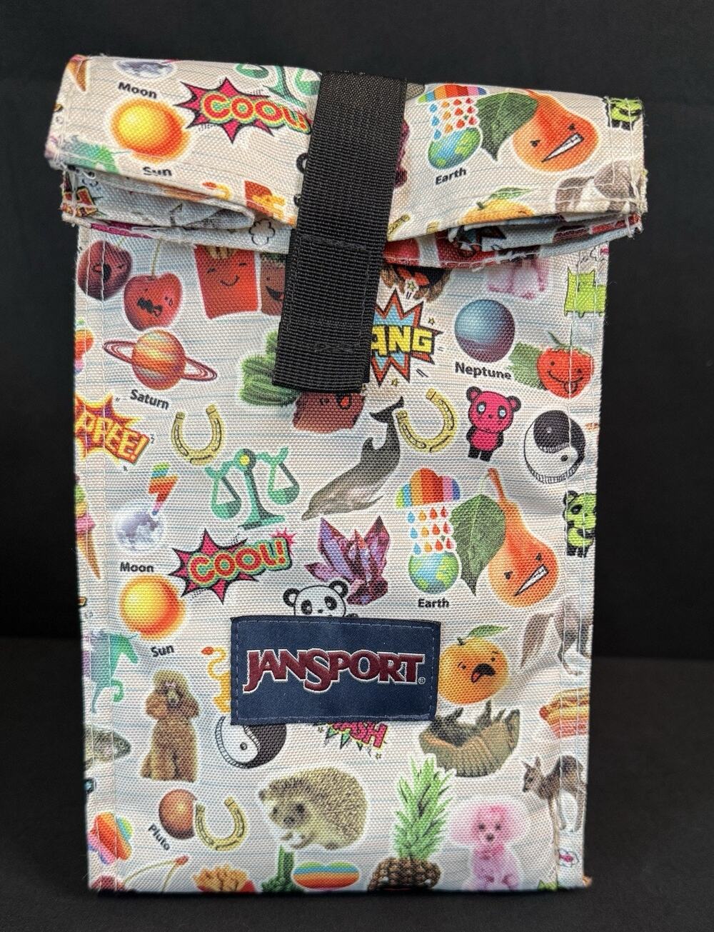 Jansport Rolltop Lunch Bag Insulated Superbreak Multi Character